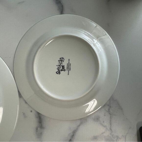 Disney Goofy Sketch Book Plates - 10.5" & 8" - Picture 9 of 11